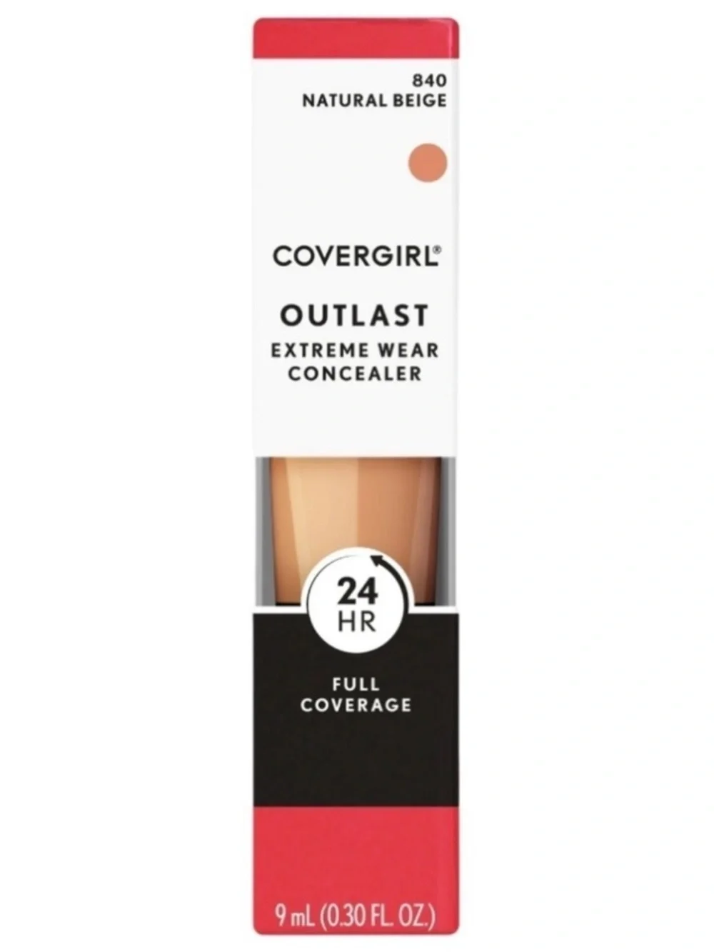 3/$12 CoverGirl 840 Natural Beige Outlast Extreme Wear Concealer